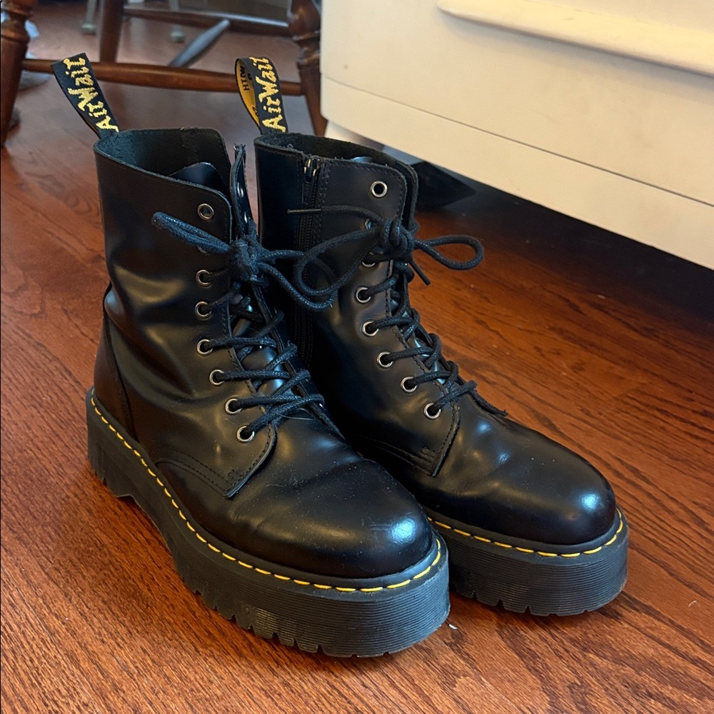 Dr. Martens Black Lace-Up Boots